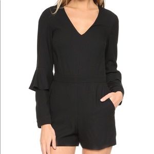 Club Monaco Ruffle Sleeve Romper Sz 8